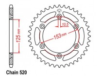 Звезда задняя Sunstar 1-3565-45